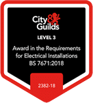City & Guilds BS7671 2018 Certificated